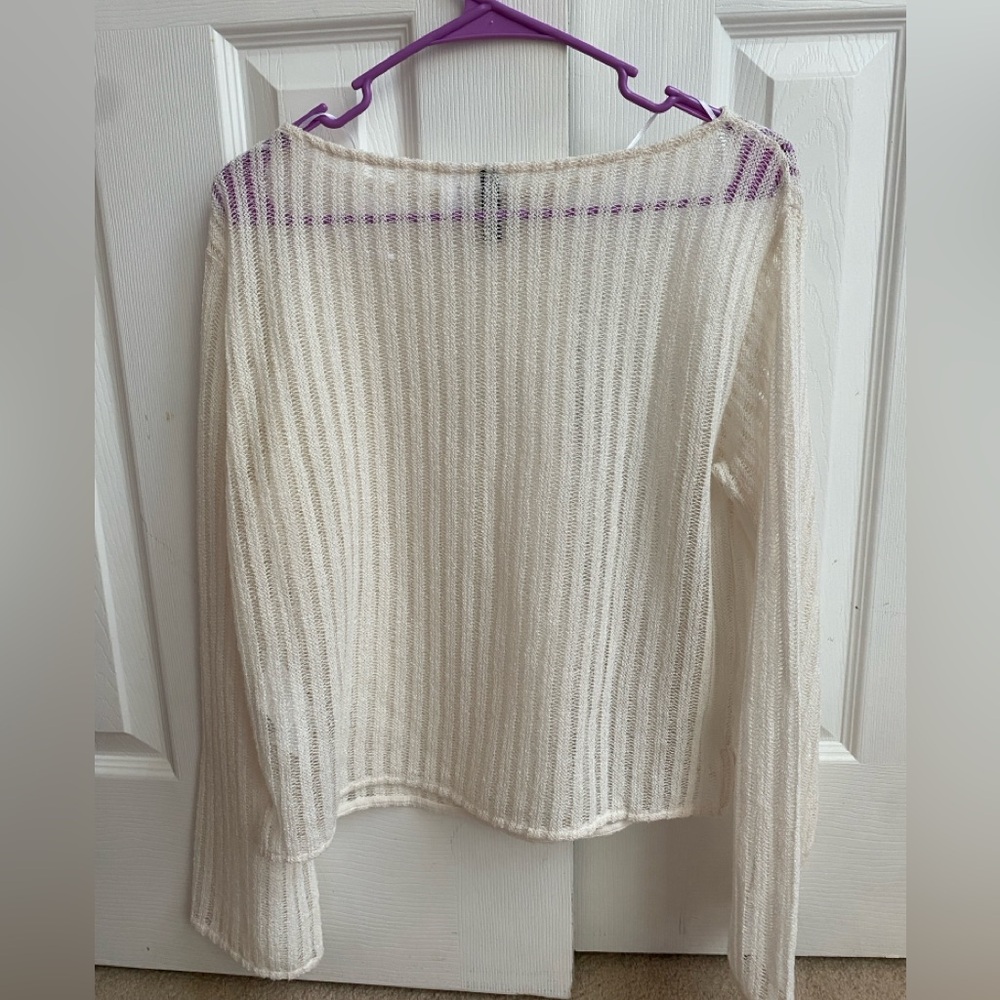 H&M Cream Knit Top
